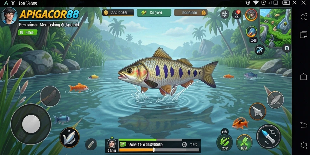 Gameplay menarik dari APIGACOR88 dengan aksi memancing seru.