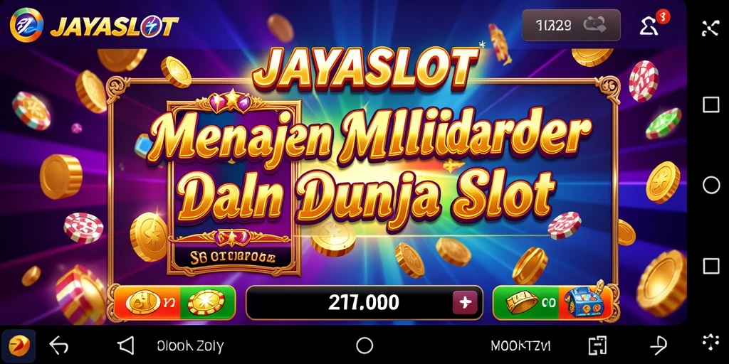 Gameplay seru JAYASLOT dengan mesin slot yang beragam.