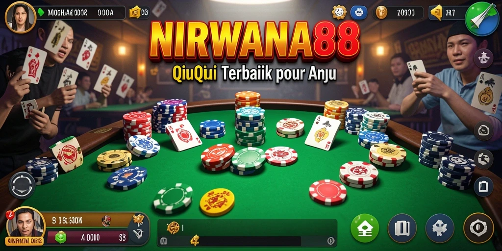Tampilan gameplay QiuQiu yang mendebarkan di NIRWANA88.