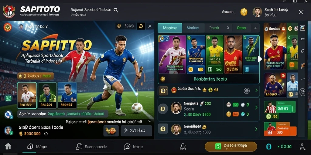 Tampilan gameplay menarik dari aplikasi sportsbook SAPITOTO.